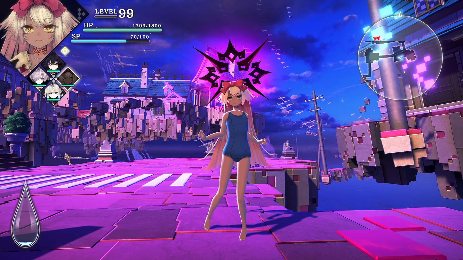 777スクール水着（紺）