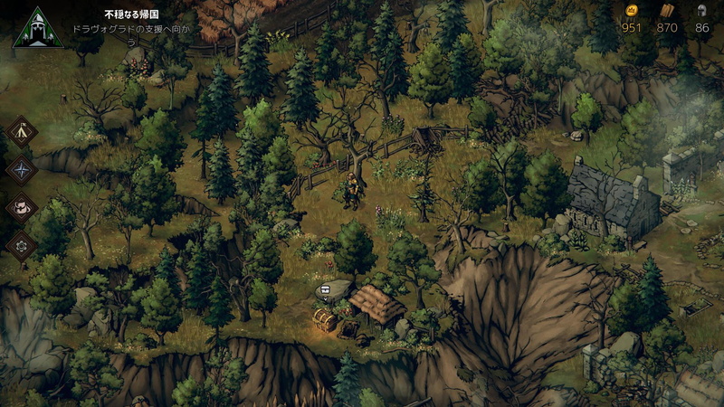 探索も非常に楽しい。宝の地図はぴったりの地形を探さねばならない