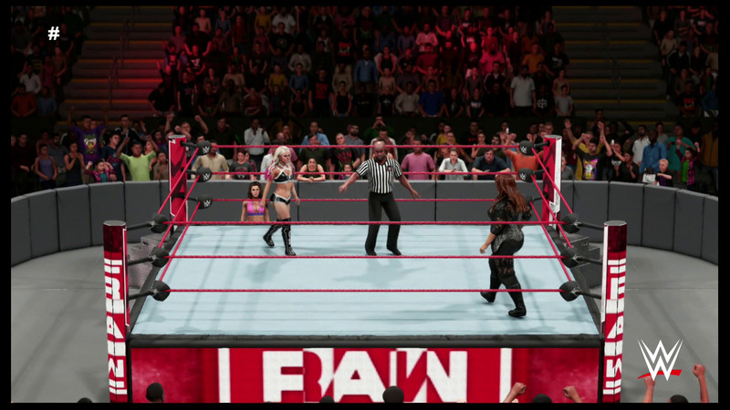 「UNIVERSE」は選手ではなくマッチメーカーの立場でプレイするモード。試合だけでなくスーパースターのマイク合戦などもフィーチャーされている