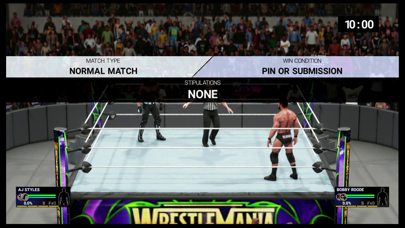 「2K Towers」は各スーパースターで特殊な条件をもつマッチなどをクリアしていくモード