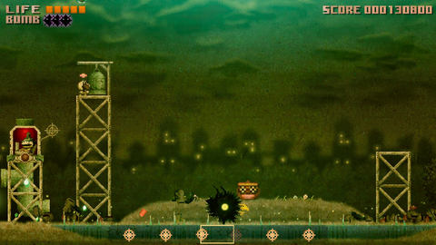 密度とレベリングの妙で魅せる爽快シューティング！「BLACK BIRD