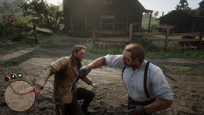 金を巡って争い、カードで賭けをして、キャンプでは肉をナイフに刺して焼いてそのまま食べ。自由で無法に生きる事ができた時代と、それができなくなってきた時代。楽しいことも、やるせないことも、哀愁たっぷりに全部が詰め込まれている、「RDR2」という名の巨大な塊