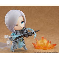 モンスターハンター：ワールド」より、ゼノラージβ装備の女性ハンター