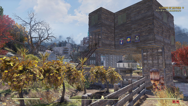 発売日あたりからポセイドン近くにキャンプしている我が家は、探索から帰ってくると知らない人がよくいます。なので記念撮影ができるフォトスポットを作っておきました。もっと飾り付けたいんですけど、それにはレシピ探索に行かないとですねー