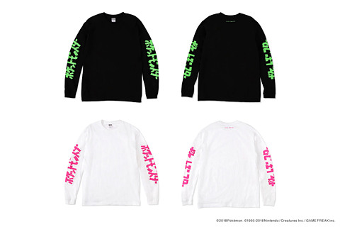 ZOZOTOWN × ポケモン 限定コラボtシャツ 初代「ポケットモンスター」シリーズのロゴなどがプリントされた