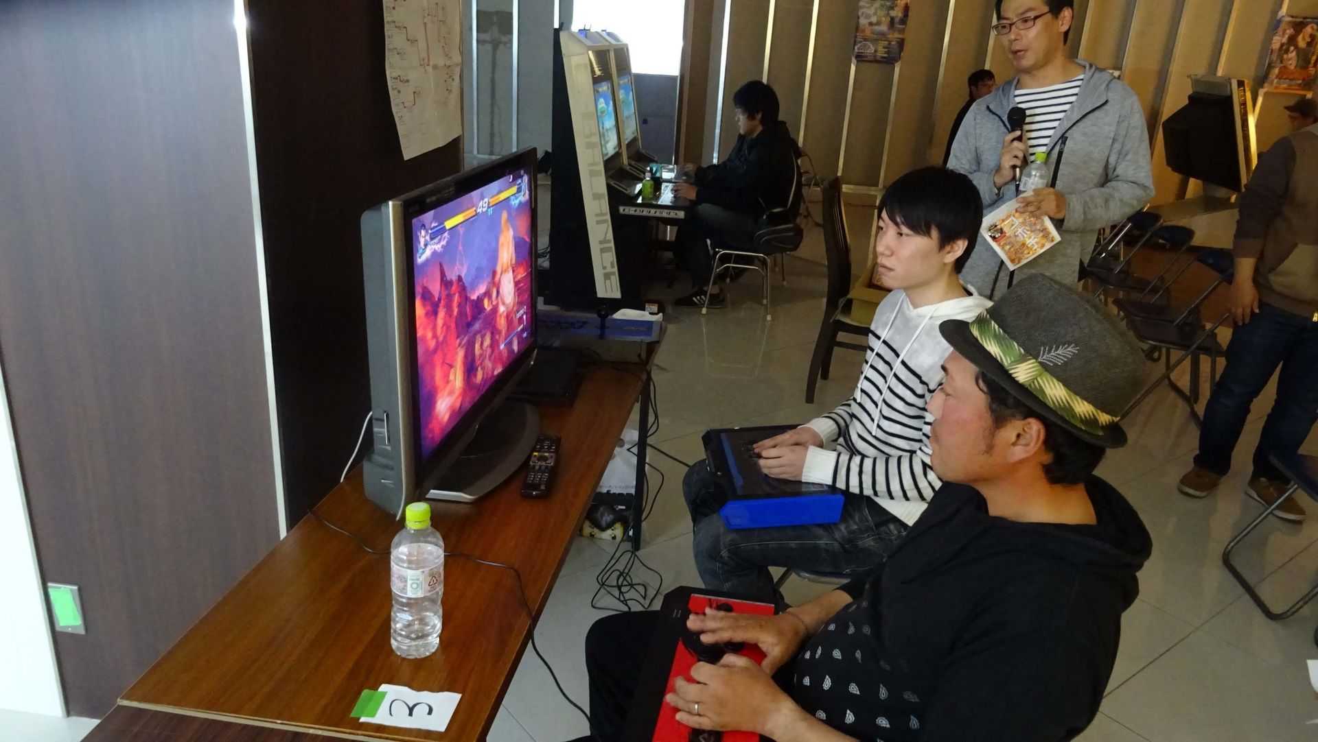 優勝者カルデラ選手　V.S. チクリン選手