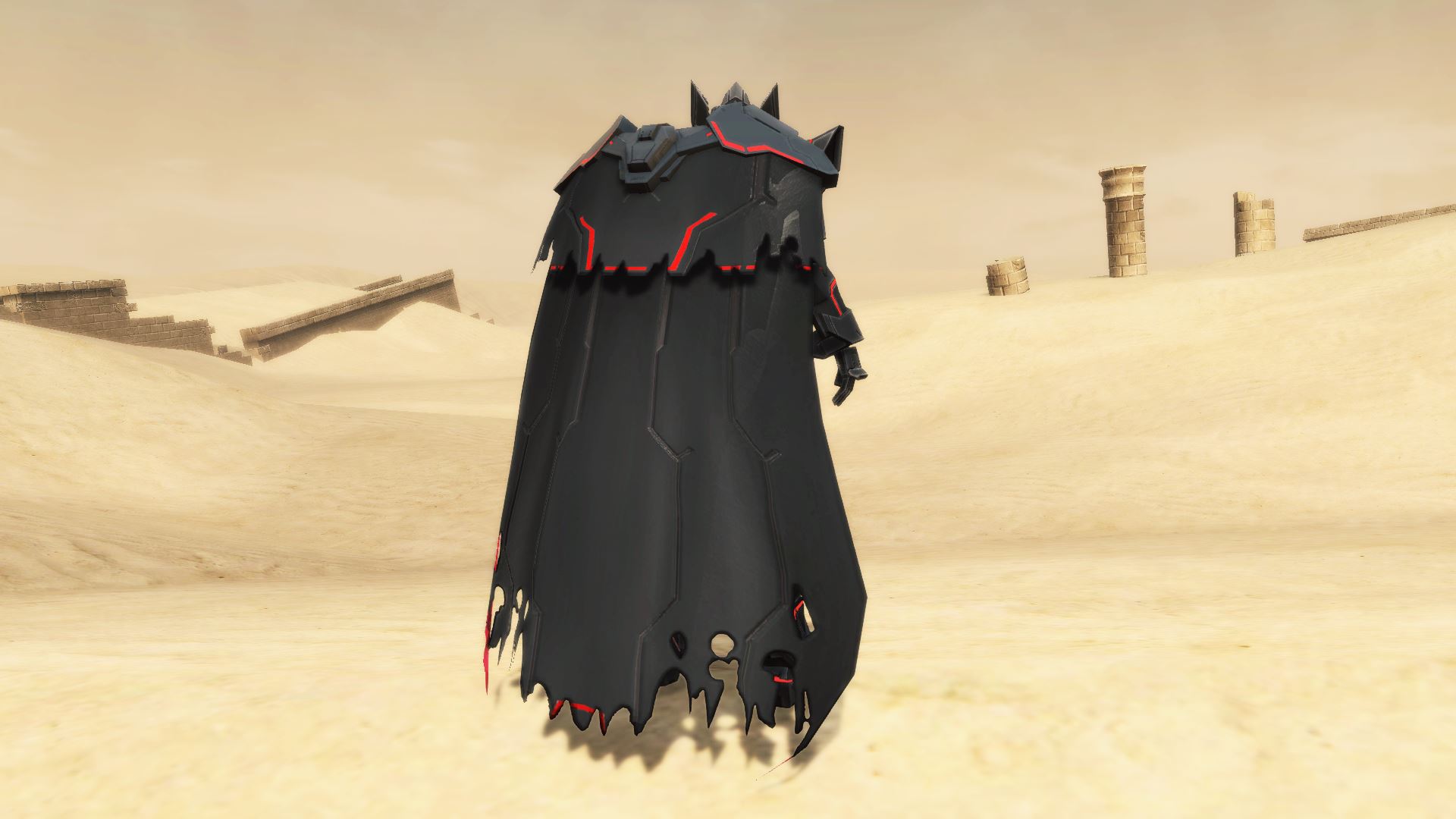 知る人ぞ知る、伝説のぼっちプレーヤー。孤高の戦士・ＳＯＲＯが異世界オメガに召喚された際にまとった戦闘衣（ＳＯＲＯマントＢ着用）