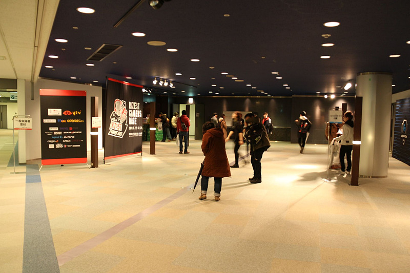 会場は神戸ファッションマートの9階。イベント専用フロア