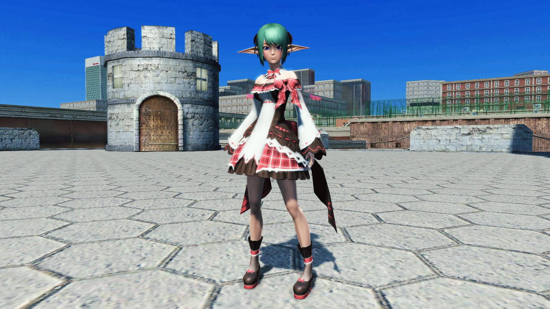 思わず頬を染めてしまうほどの可憐さを演出してくれる一着。くしゅっと甘く揺れるリボンに、心奪われちゃいそう