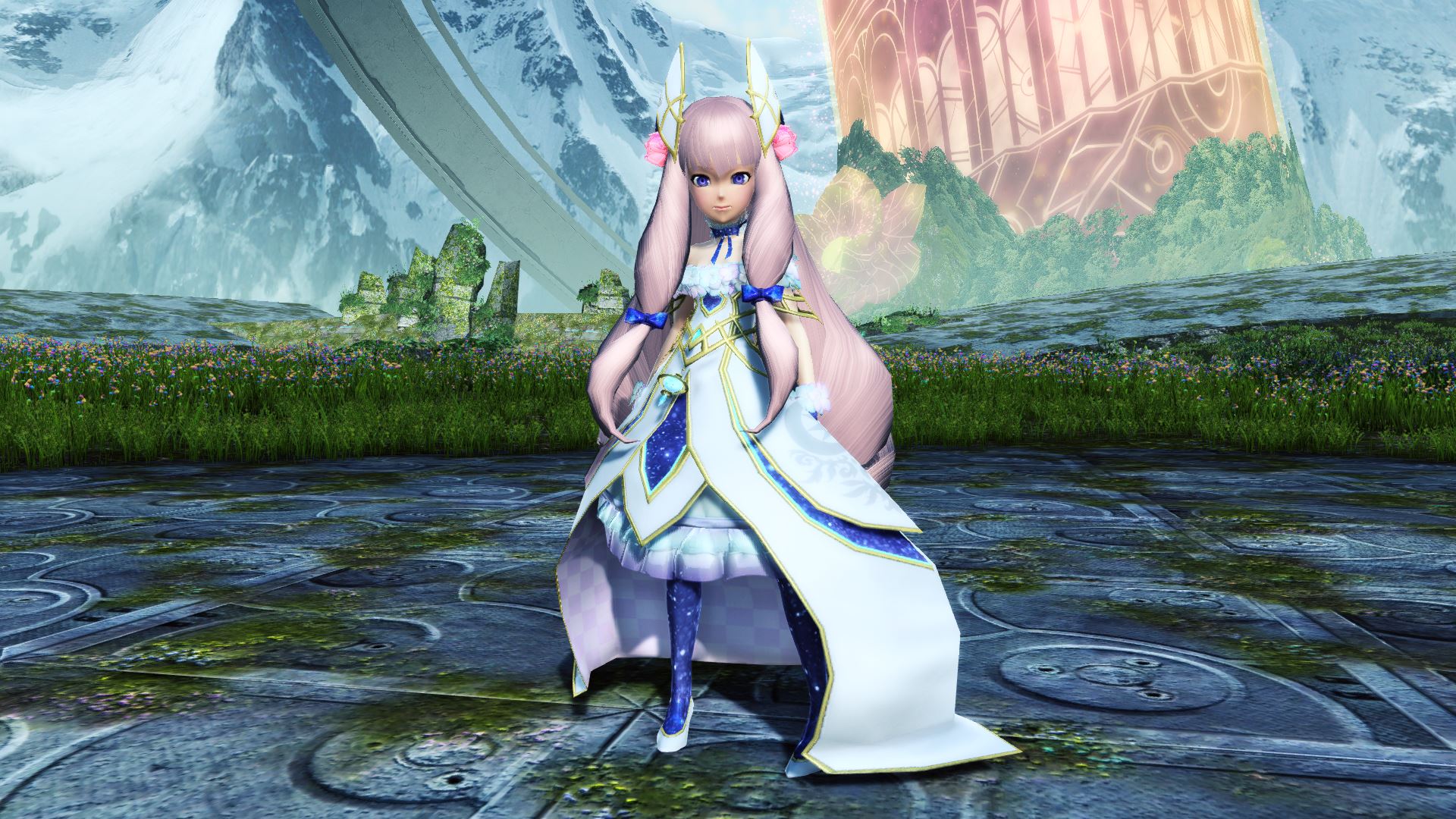 かつて、美の女神と称されていたアウロラのために誂えられた正装。その美と権力を誇示する絢爛さを誇る