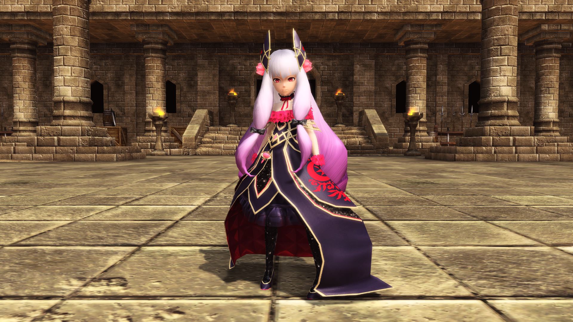 美の女神と称されていたアウロラが【若人】と化した際にまとった戦闘衣。禍々しくも美しい絢爛さを誇る