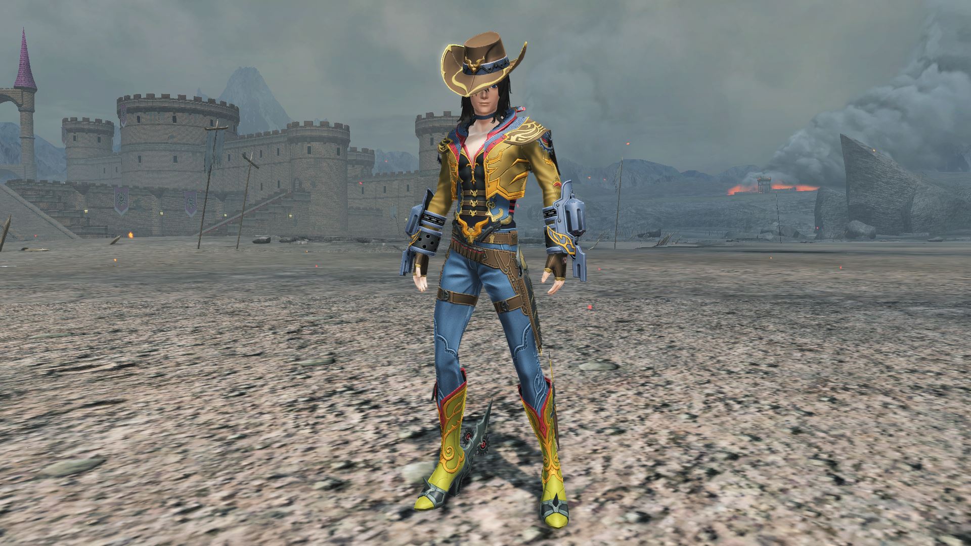 荒野のならず者たちが好んで着る服装。無法者と呼ばれながらも、己の正義を貫き通すアウトローにこそふさわしい