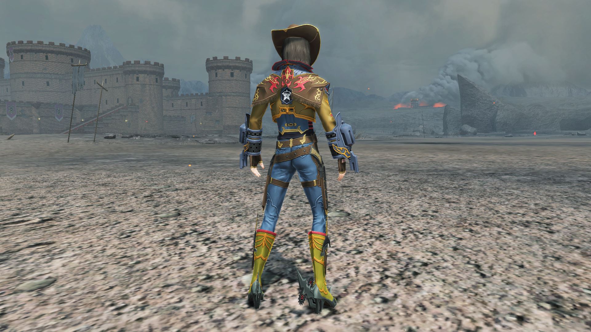 荒野のならず者たちが好んで着る服装。無法者と呼ばれながらも、己の正義を貫き通すアウトローにこそふさわしい