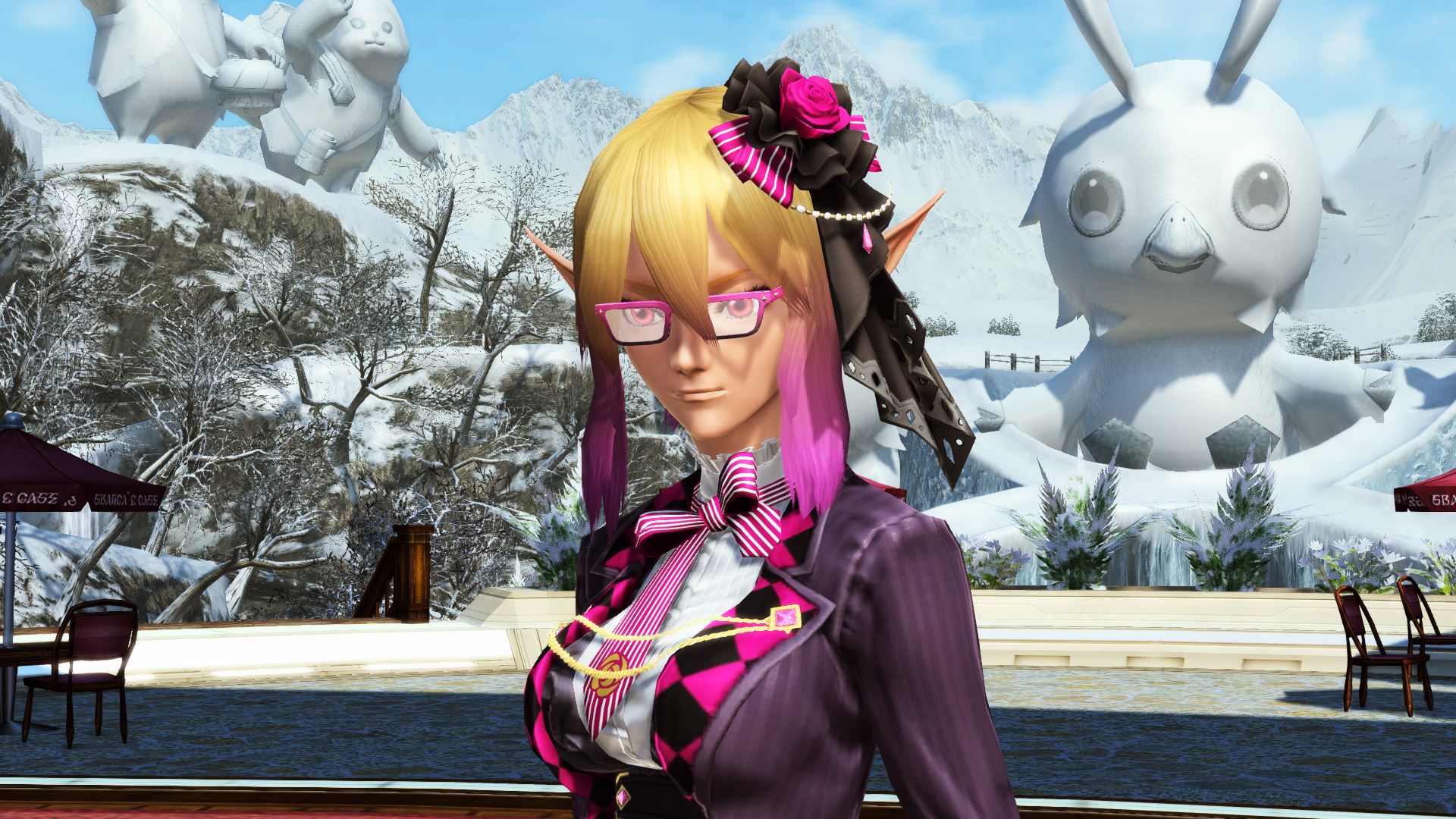 アーベント髪飾り/アーベントメガネ/アーベントリボンタイ