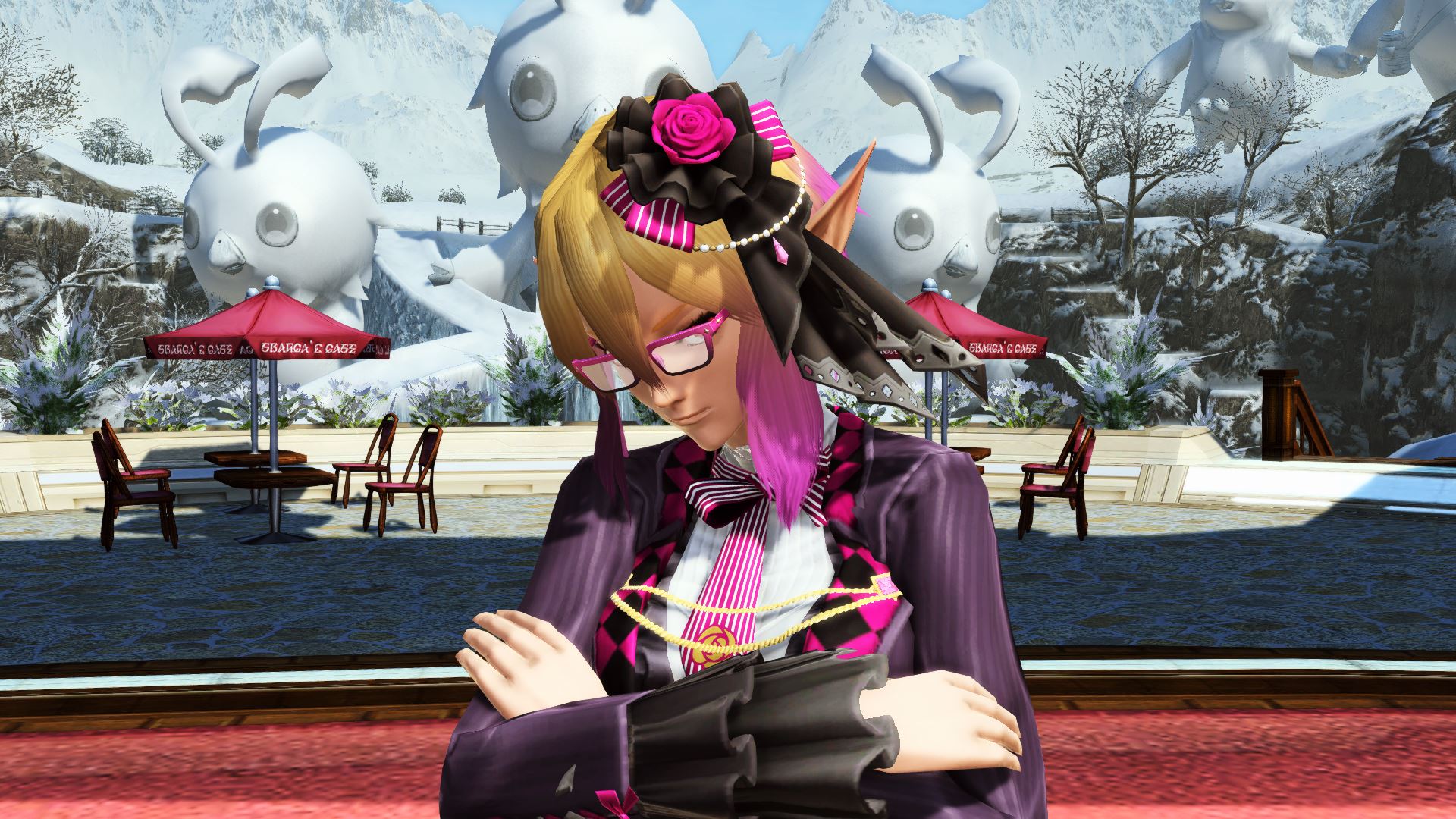 アーベント髪飾り/アーベントメガネ/アーベントリボンタイ