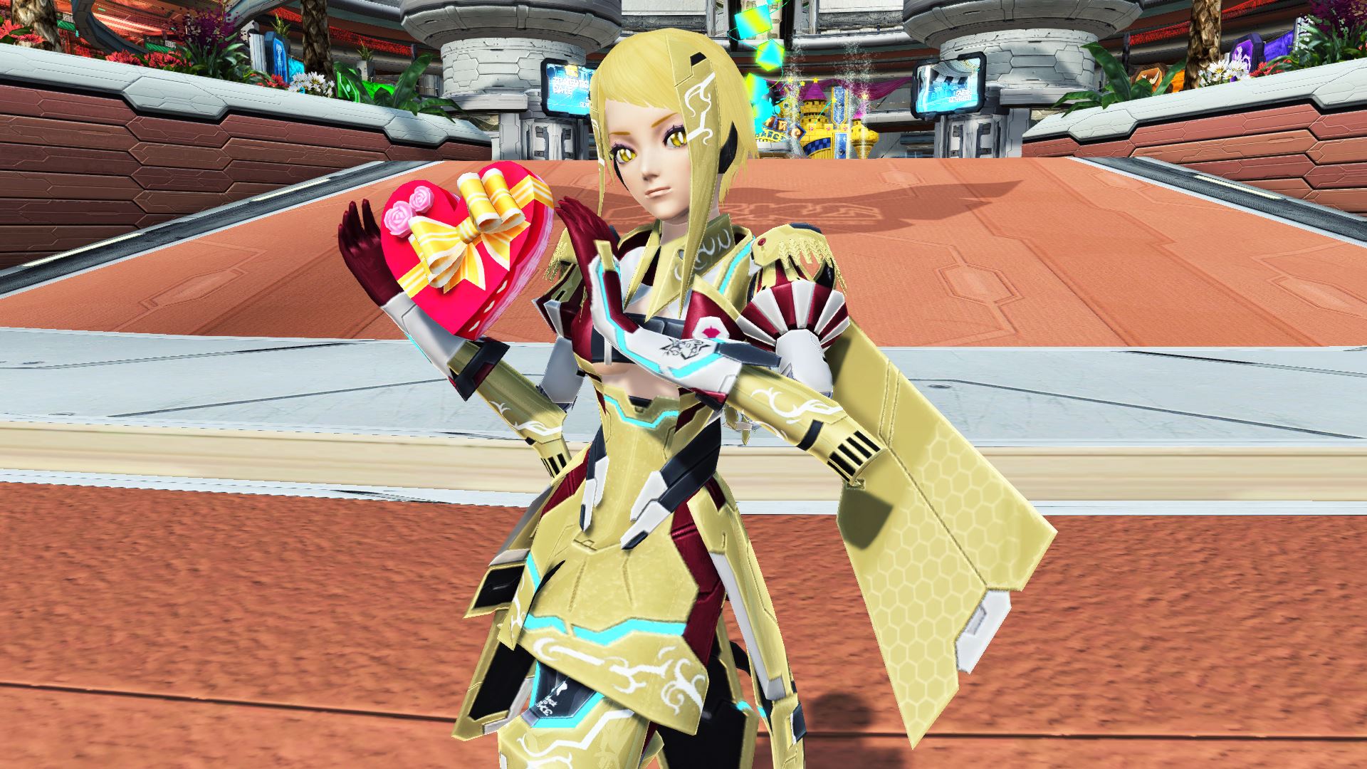 バレンタインにピッタリのロビアクが配信。男女ともにハート型のチョコレートを使った内容となっている