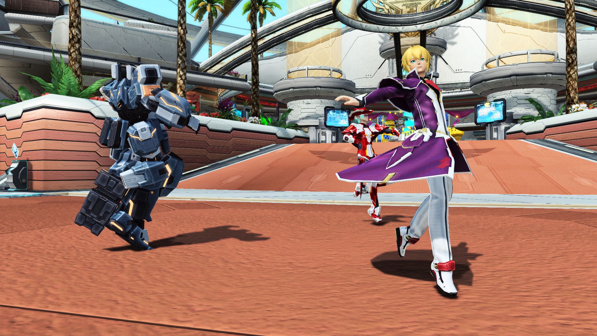 今回のダンスはバレエ風の内容。男性版はクルクルと円を書いて踊り、女性版は優雅にステップを踏む