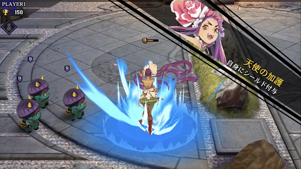 CV：久保田未夢さん/特徴：ダンスによる範囲攻撃で数の多い敵から味方を守るのが得意なガード