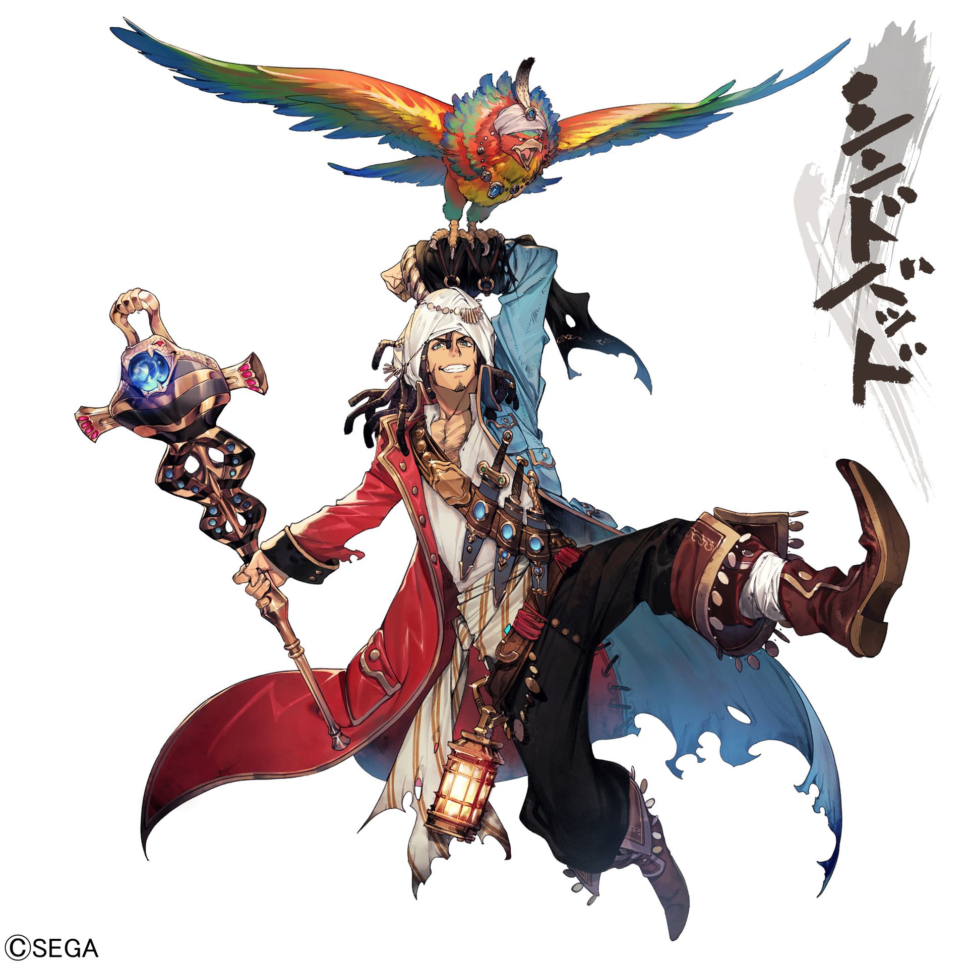 CV：置鮎龍太郎さん/特徴：空中から敵を魔法でまとめて倒す範囲攻撃型サポート