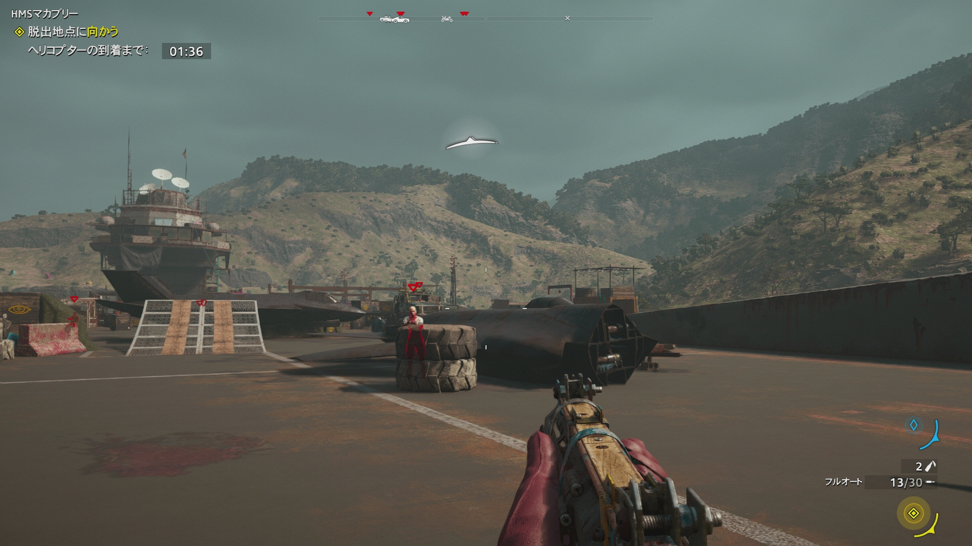 「探検」では、空母、廃墟の遊園地、刑務所など、凝ったロケーションが舞台となる