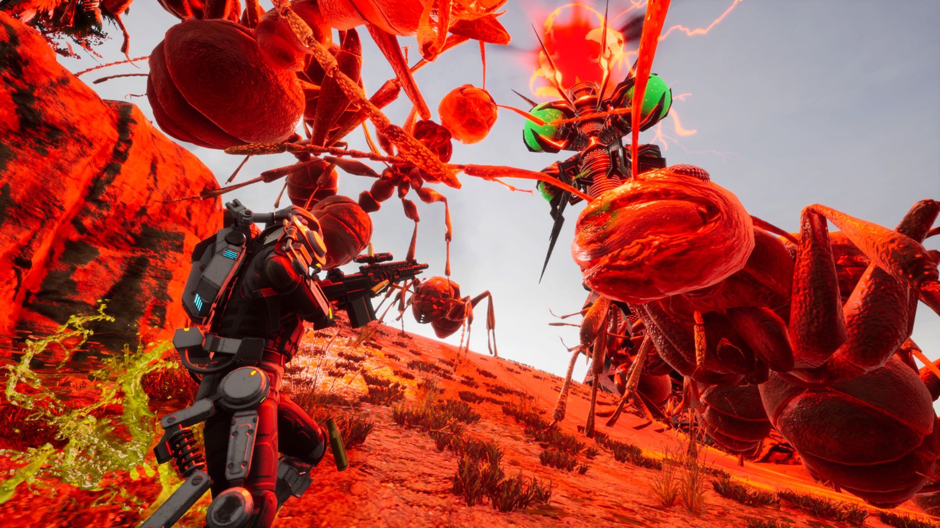 ピラーの周囲に出現する巨大生物。彼らは駆除したがいが、ピラーへの誤射は禁物だ