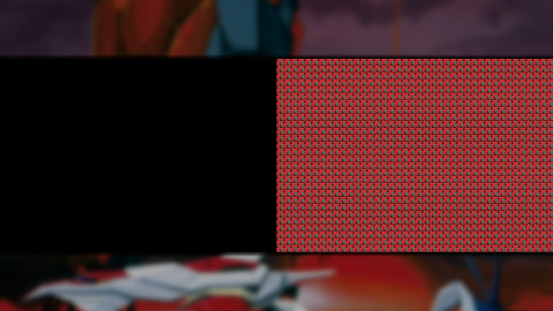 アーケード基板の電源オン時のノイズもしっかり再現。「ダライアスII」や「SAGAIA」起動時は、画像のようなノイズが出る