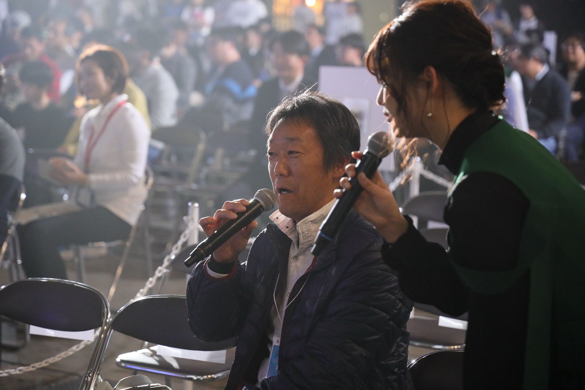 佐賀県立鹿島高校 Ron-nex選手のお父さんが佐賀から応援に駆けつけていた。こういうお父さんインタビューも高校生ならではと言えよう