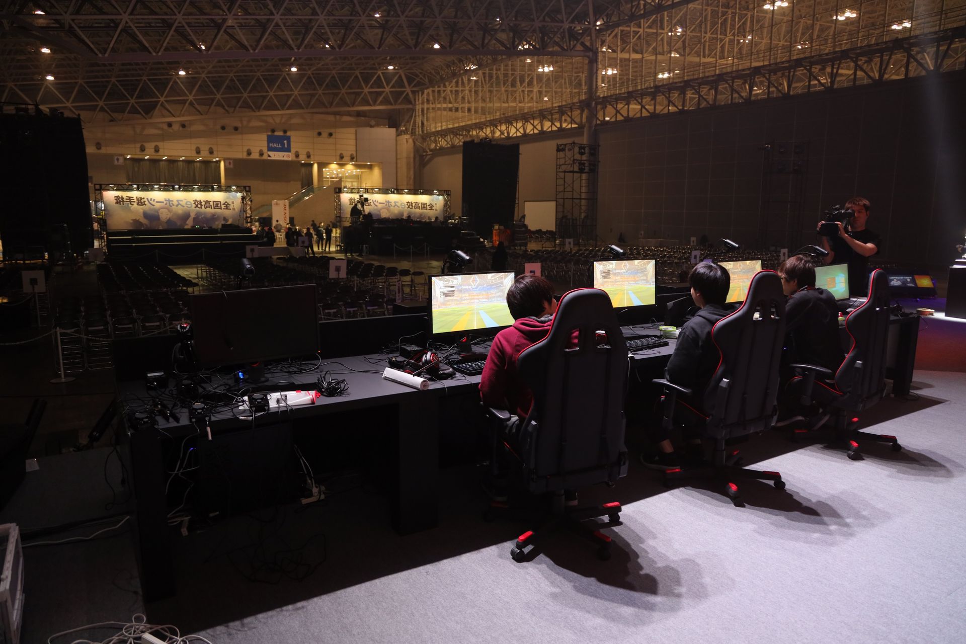 選手席から見た風景