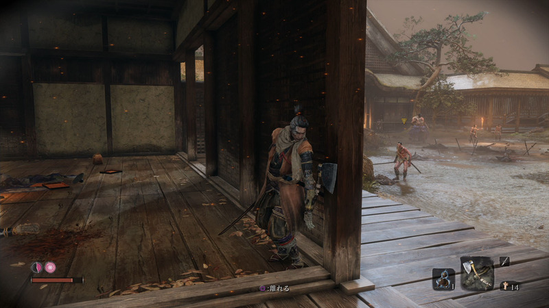 立体的なマップを飛び回るように動けるのも「SEKIRO」ならでは。マップもものすごく良く出来ていますし、ビジュアルも素晴らしいです