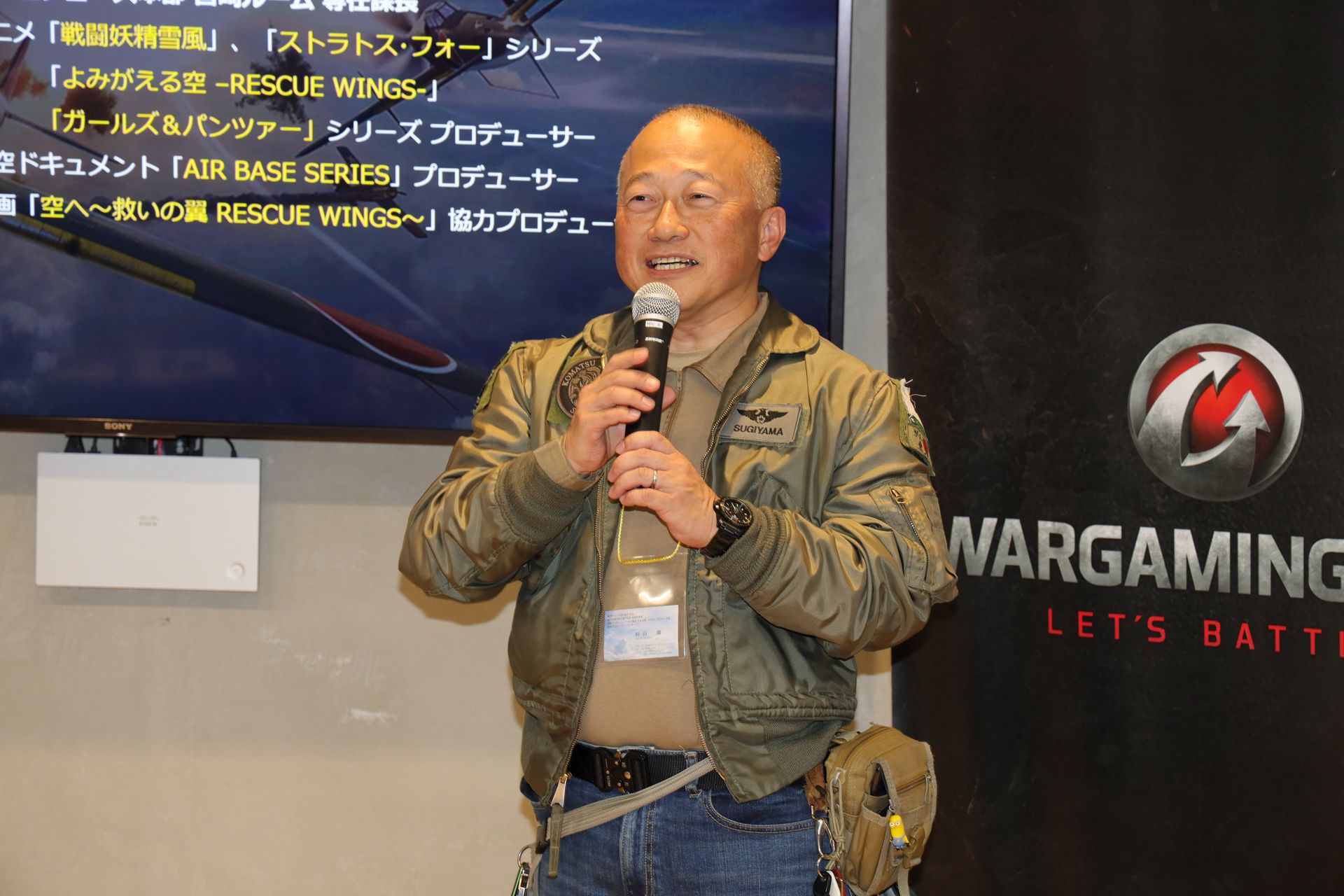 ウィットに富んだトークで会場を盛り上げた杉山潔プロデューサー