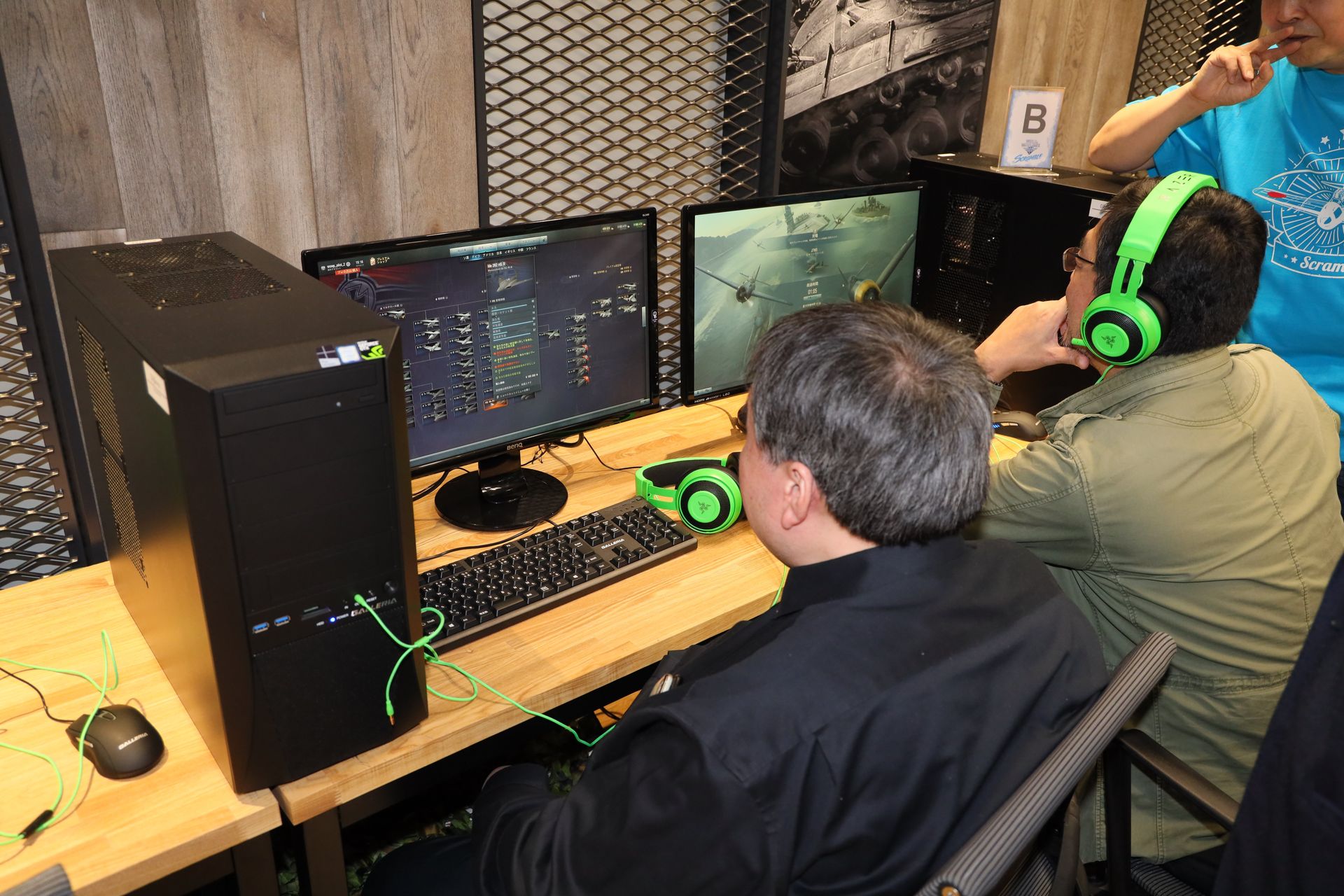 GALLERIAで日本語版を試遊するパートナーの皆さん