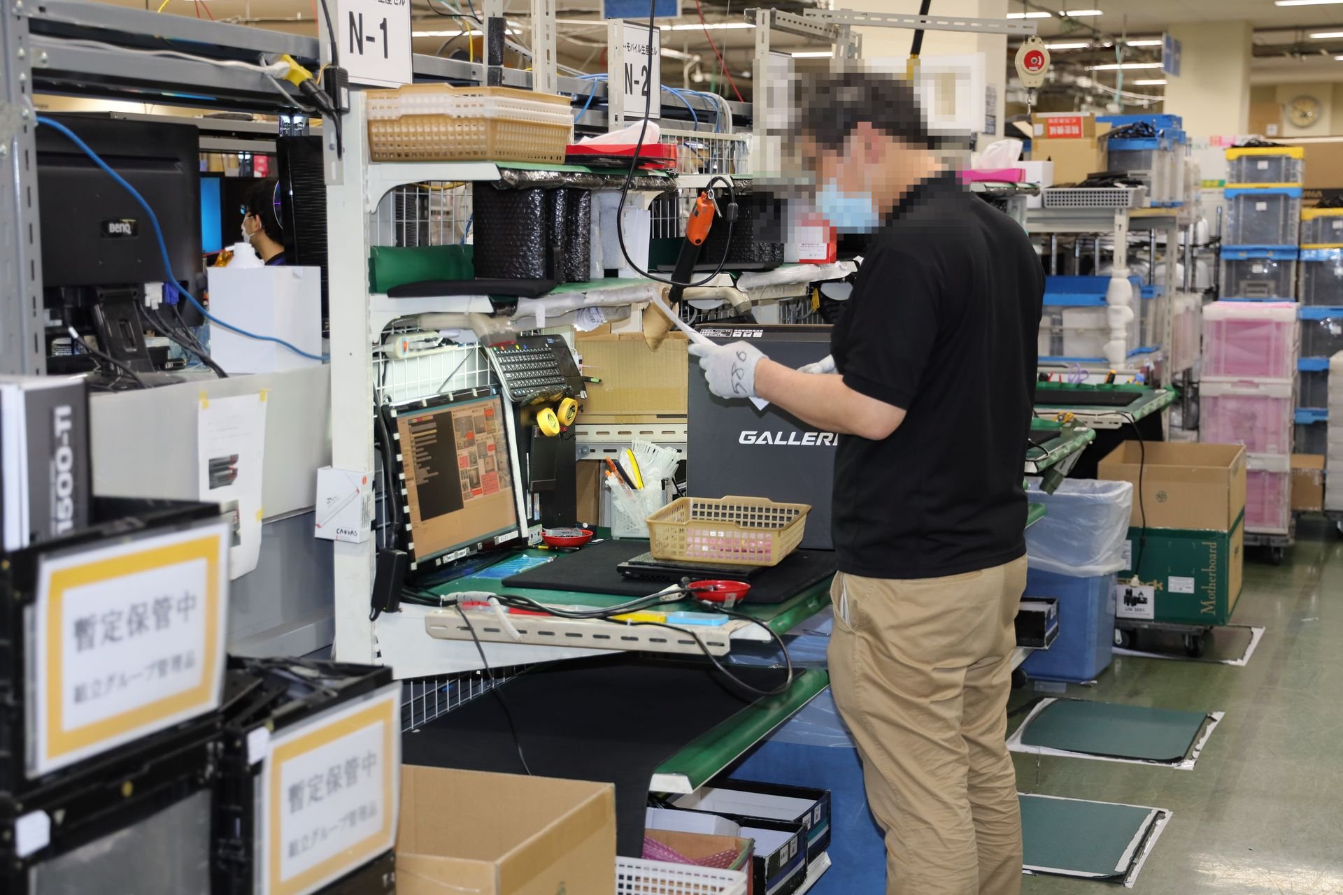 こちらはノートPCエリア