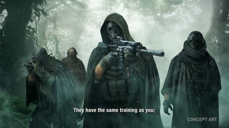 敵はなんと主人公と同じく特殊部隊「Ghost」で経験を積んだ兵士たち