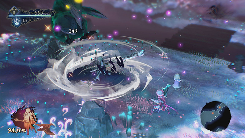 ウィルが高速で回転しながら敵に連続でダメージを与える「カラミティ」