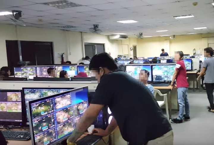 その作業場のリアルな風景