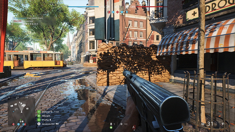 DXRオン、DXRレイトレース・リフレクション「低」設定での画像