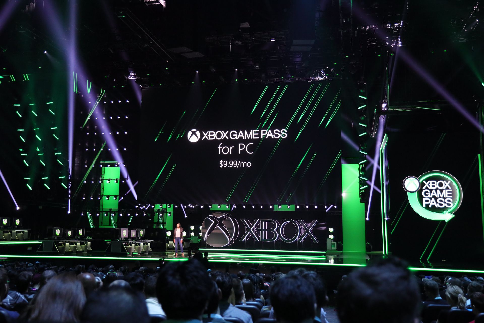 今回もっとも力を入れて紹介されたのは「for PC」。既存の「for Console」とは別軸の有料サービスで、PC独自の新作を揃えていく。単体で月額9.99ドル