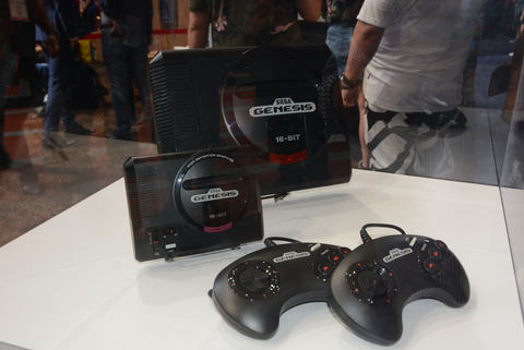 SEGA Genesis Mini」試遊台を出展！ 巨大パッドでグランドアッパー