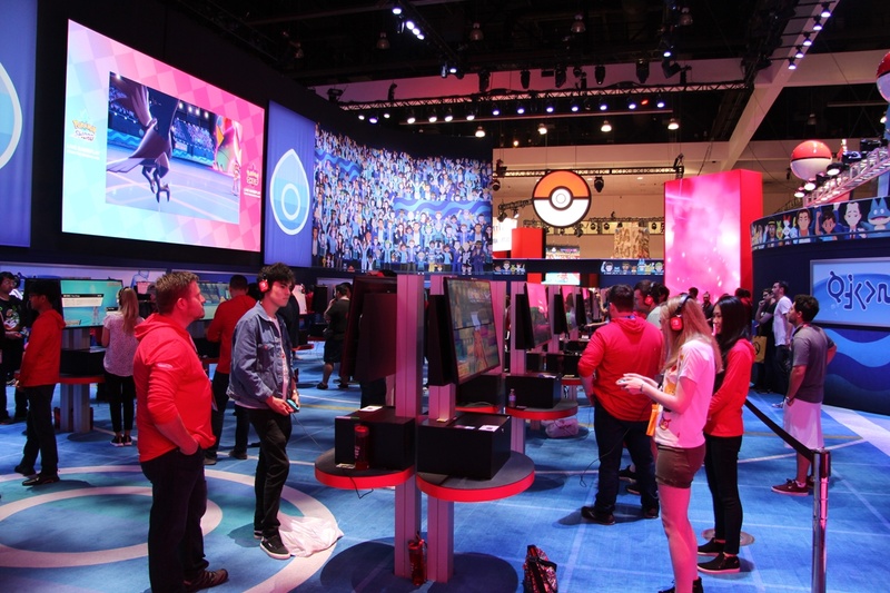 ジムの雰囲気を再現した「ポケモン ソード・シールド」ブース