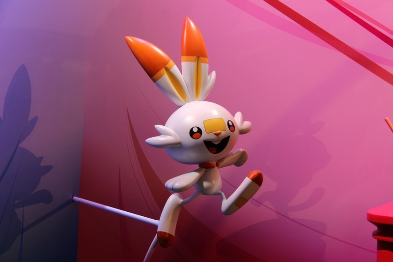 こちらはメッソン、ヒバニー、サルノリの新ポケモン。フォトスポットになっていた