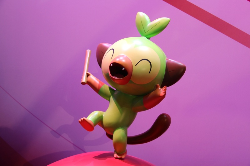 こちらはメッソン、ヒバニー、サルノリの新ポケモン。フォトスポットになっていた