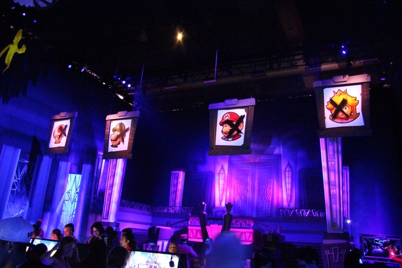 上を見るとバツ印のついたマリオたちのイラストが。「ルイージマンション3」のトレーラーに登場していたものだ