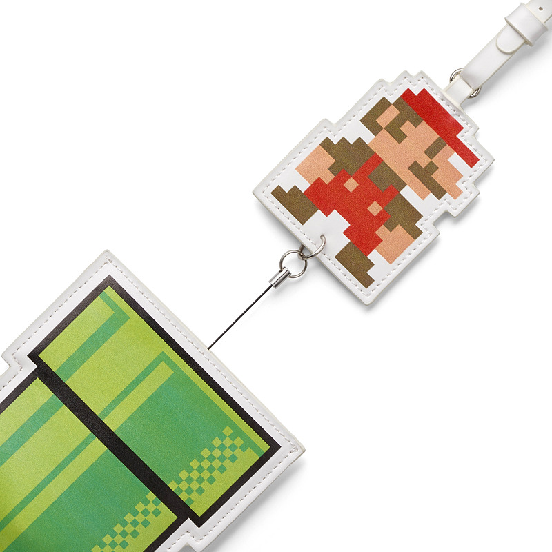 引っ張ると中に隠れていたマリオが出現