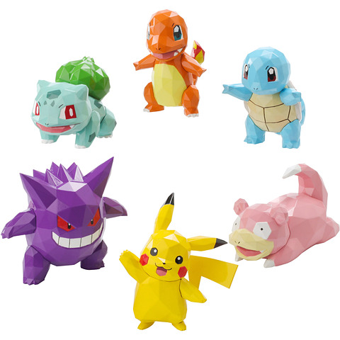 千値練、イーブイとポケモン達のポリゴン風フィギュアを発売決定