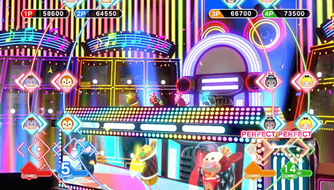 最大4人のオンライン対戦に対応！ Switch「ディズニー ツムツム
