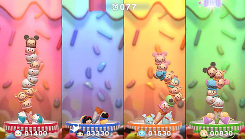 最大4人のオンライン対戦に対応！ Switch「ディズニー ツムツム