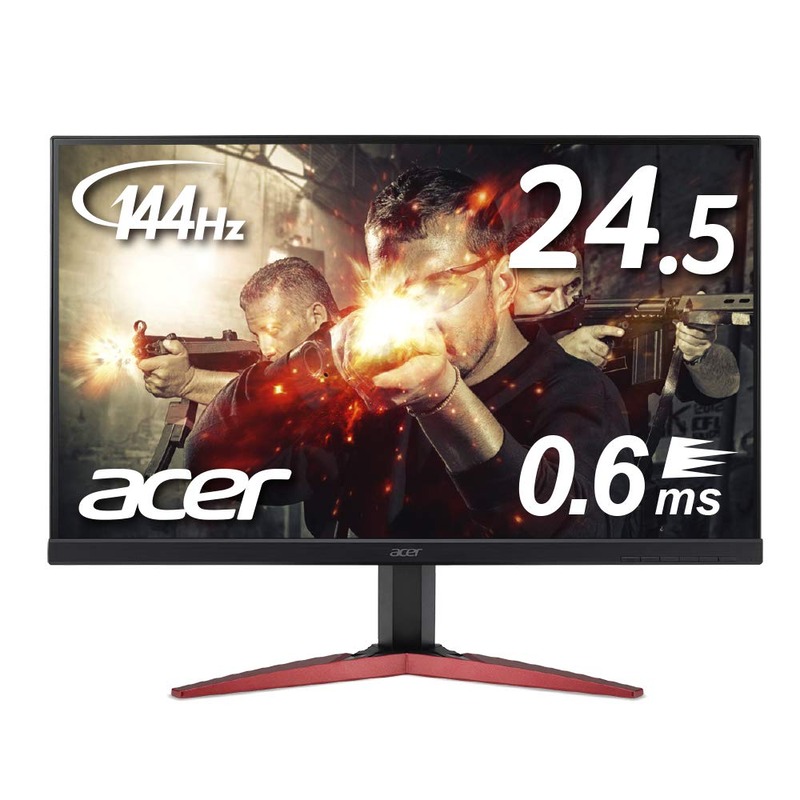 Acer フルHD 24.5インチ 0.6ms KG251QHbmidpx