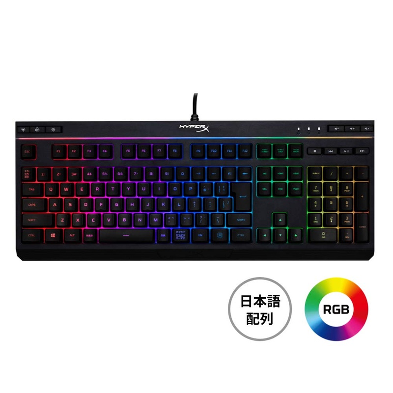HyperX ゲーミングキーボード Alloy Core RGB