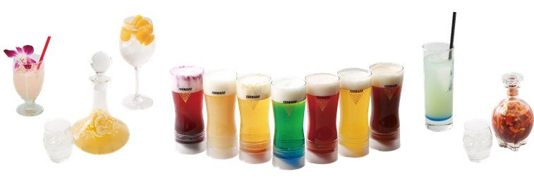 常夏の踊り娘750ギル、錬金術師のクラフトレシピ　エーテル750ギル、ラノシアスパークリング750ギル、エールdeハイデリン（ウルダハ、イシュガルド、アラミゴ、リムサ・ロミンサ、ドマ、グリダニア、ガレマール帝国）ALL850ギル、バデロン特製　溺れた海豚カクテル750ギル、錬金術師のクラフトレシピ　エクスエーテル750ギル