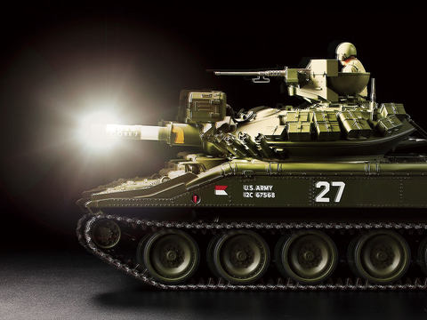 タミヤから超リアルな「1/16RC アメリカ空挺戦車 M551 シェリダン